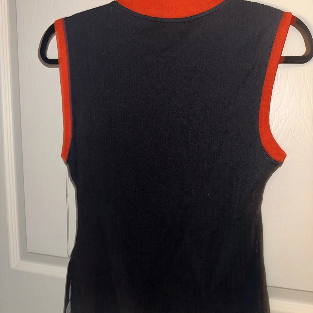 Harley-Davidson Womens Black and orange eagle graphic tank top NWT L biker punk - Picture 9 of 9